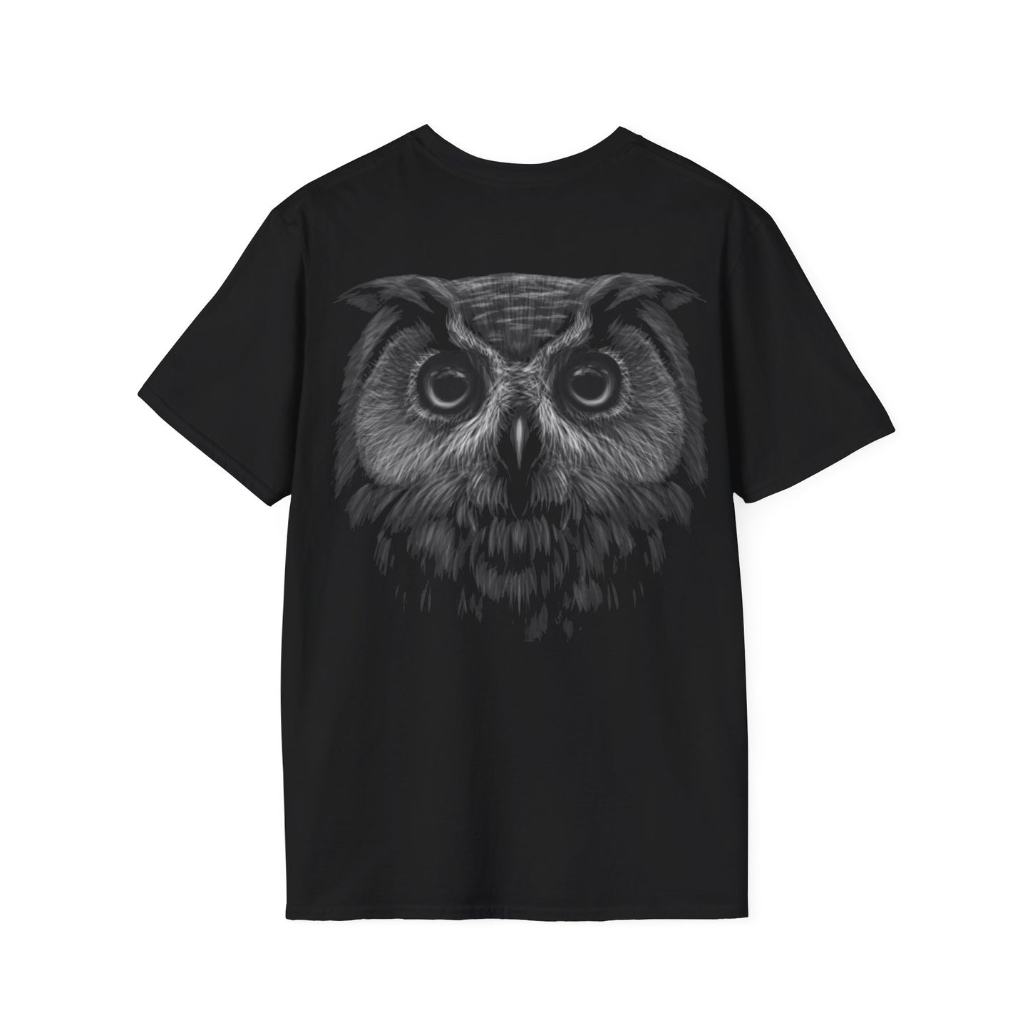 Kings of Life Owl Graphic Unisex T-Shirt | Softstyle Black Tee